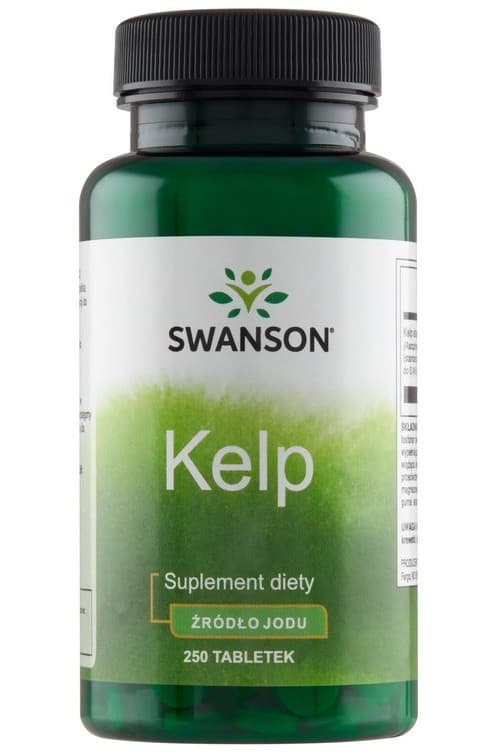Swanson - Kelp (Thyroid Support - Iodine Source) - 250 Tabs – Swanson förpackning