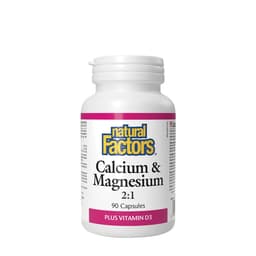 Natural Factors - Calcium & Magnesium 2:1 - 90 Caps