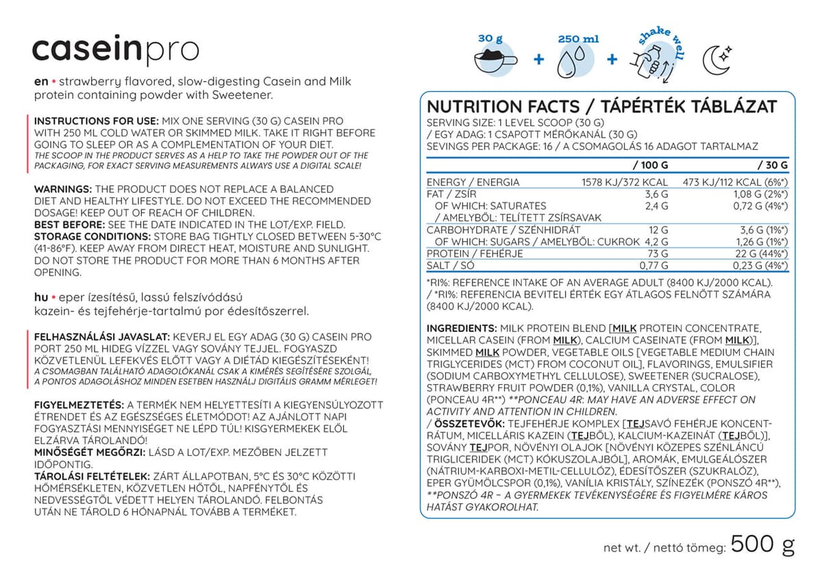Nutriversum - Casein Pro - 500g