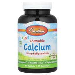Carlson Labs - Kid's Chewable Calcium - 60 Tablets