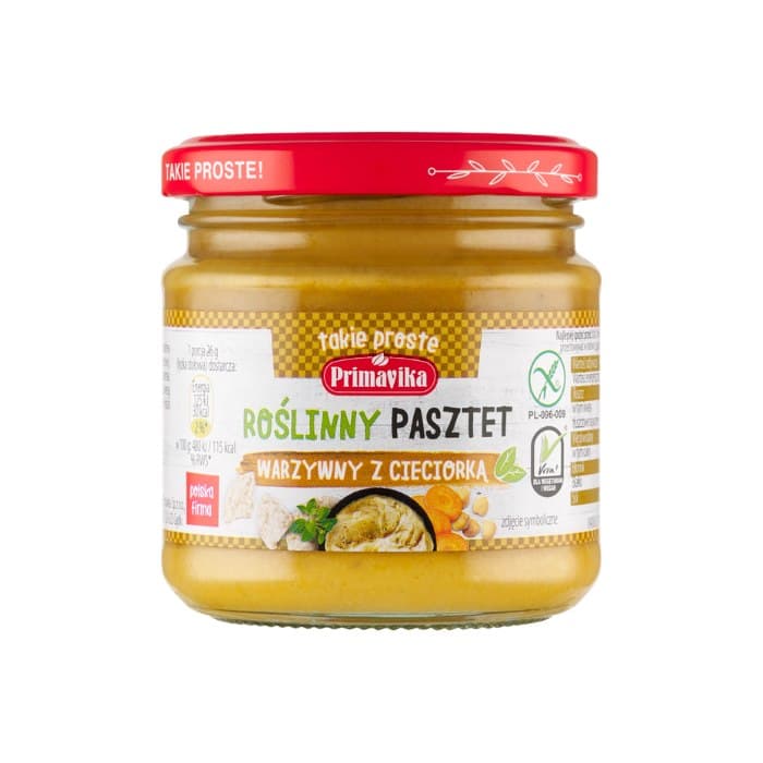 Primavika - Vegetable Pâté 160g – Primavika förpackning