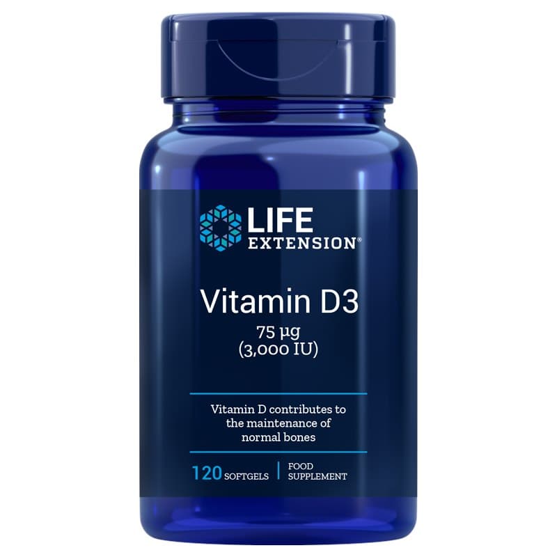 Life Extension - Vitamin D3 – Life Extension emballage