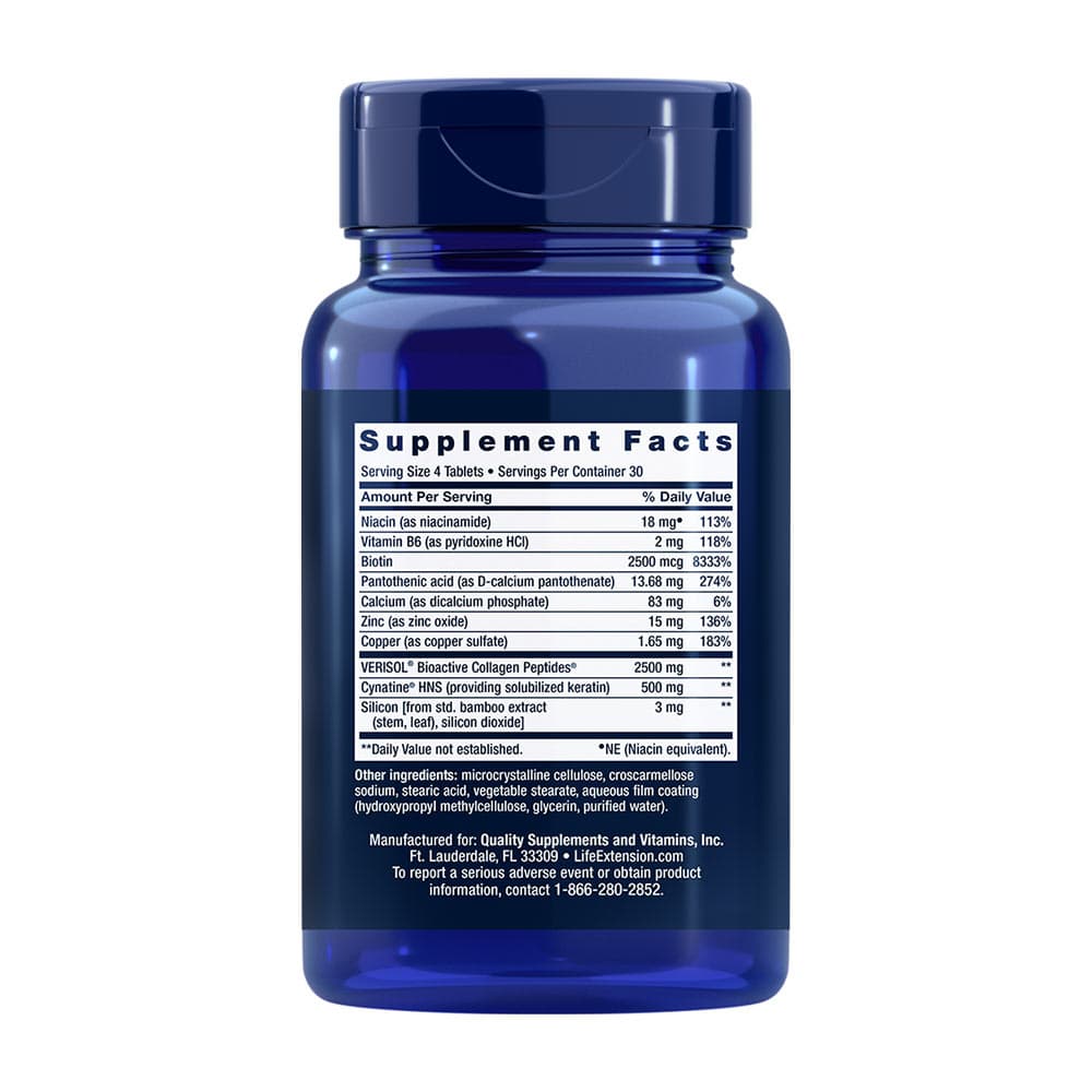 Life Extension - Hair, Skin & Nails Collagen Plus Formula