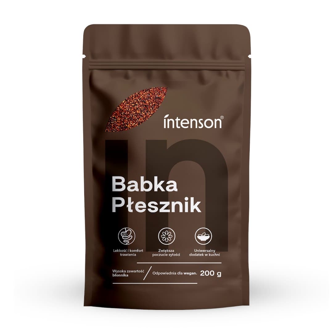 Intenson - Psyllium Husk - 200g – Intenson förpackning