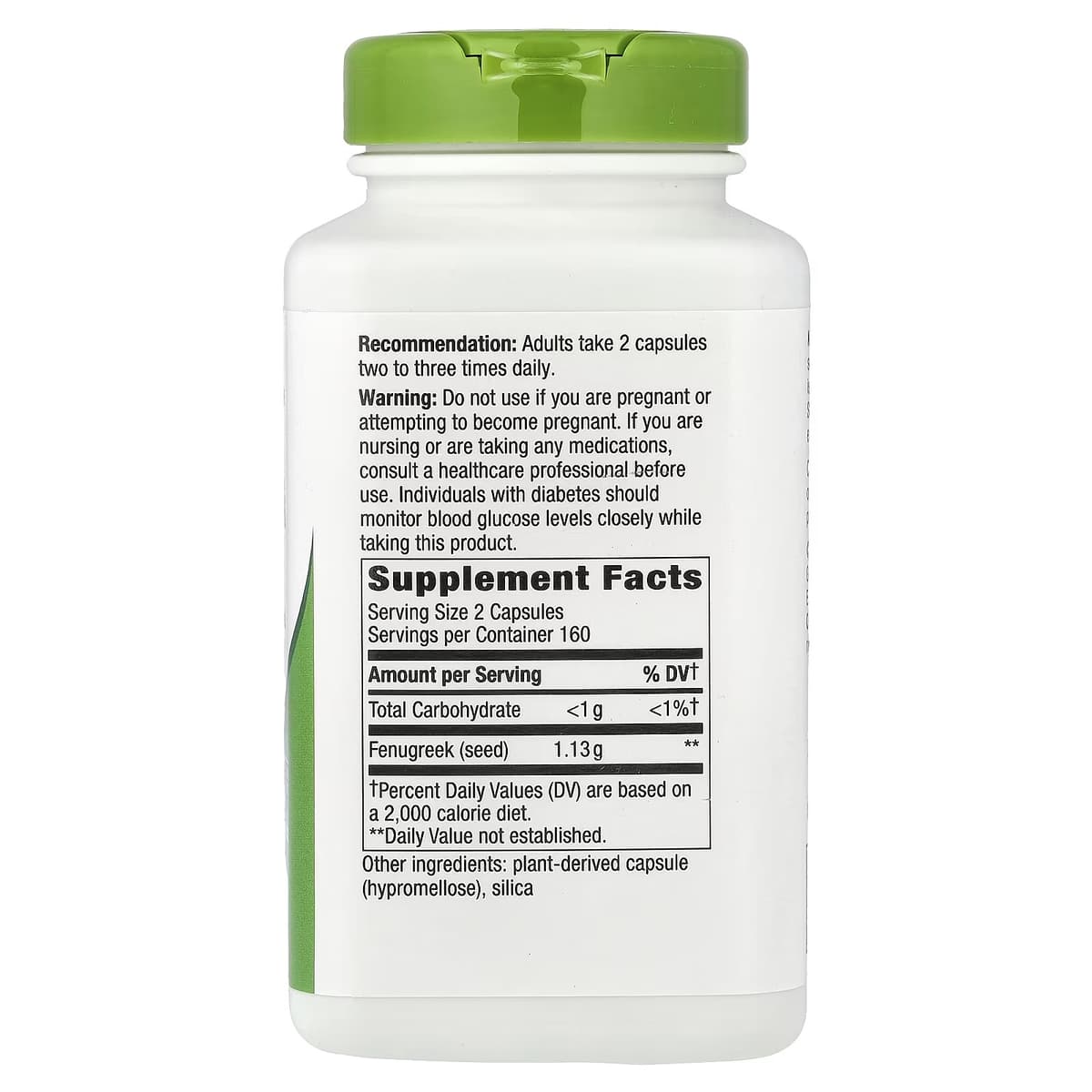 Nature's Way - Fenugreek Seed - 320 Kapsler