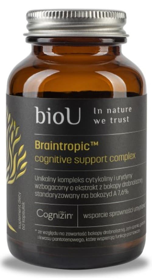 Biou - Braintropic Cognitive Support Complex - 60 Caps – BioU förpackning