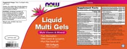 NOW Foods - Liquid Multi Gels - 180 Sgels