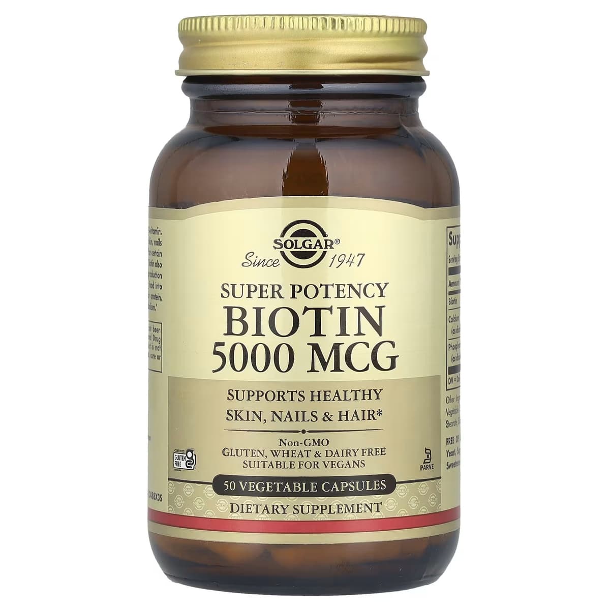 Solgar - 50 Vegetable Capsules - 50 caps