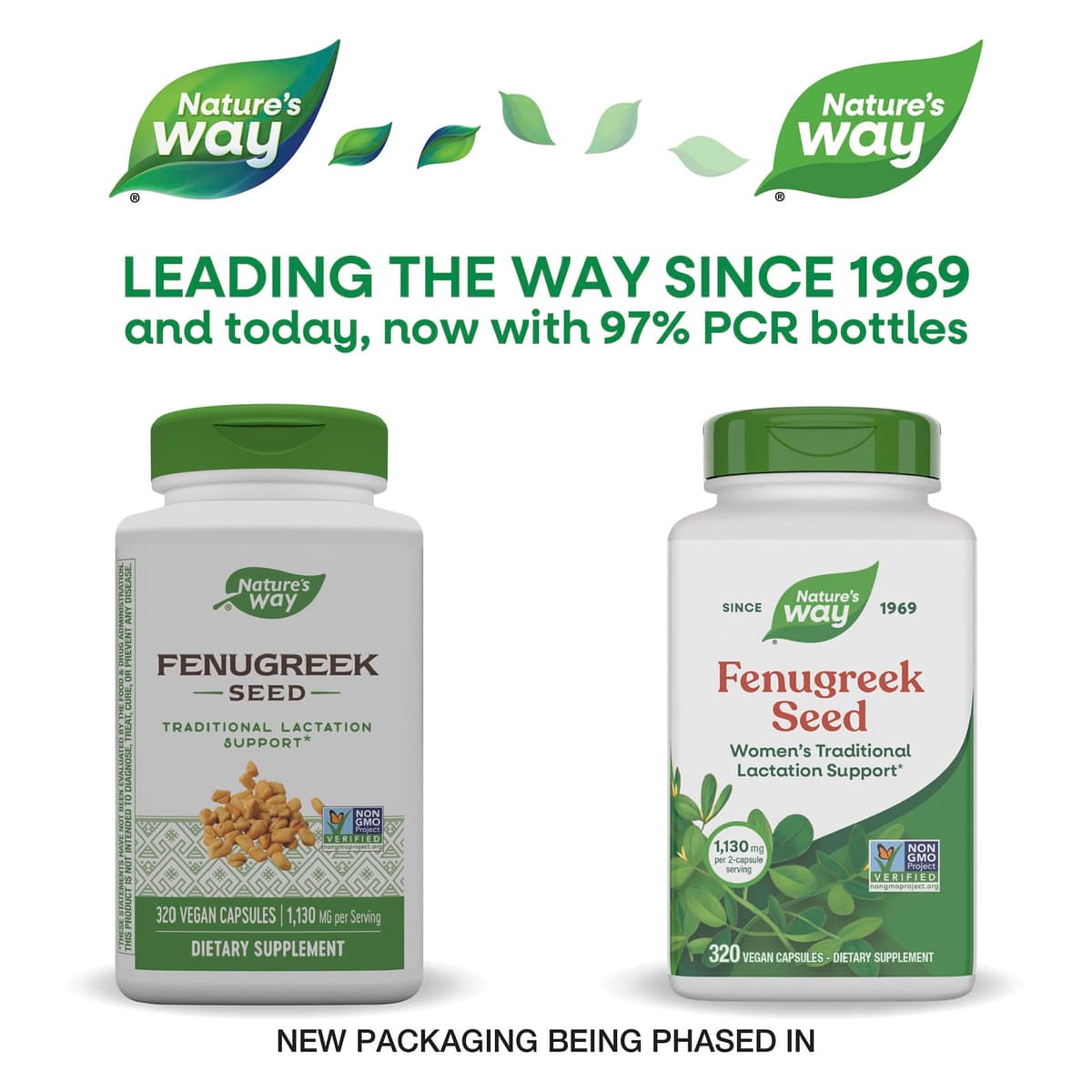 Nature's Way - Fenugreek Seed - 320 Kapsler