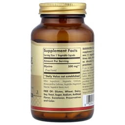 Solgar - Glycine - 100 Vegetable Caps - 100 caps