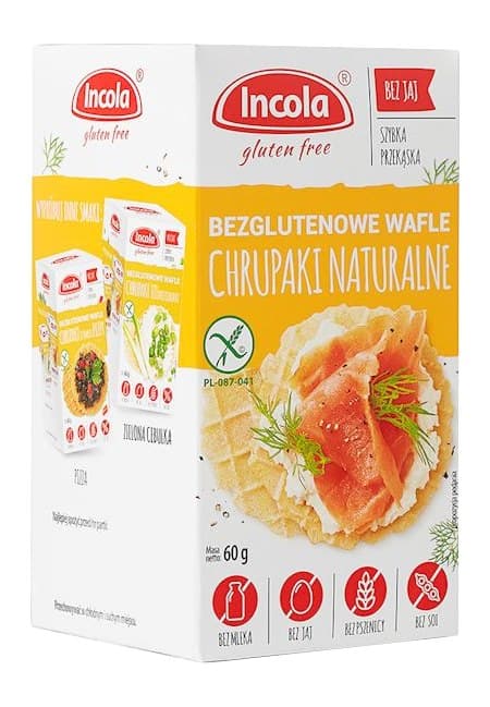 Incola - Gluten Free Crispy Waffles - 60g