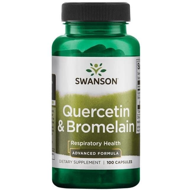 Swanson - Quercetin + Bromelain - 100 Caps – Swanson förpackning