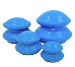 Meridian - Gummed Acupuncture Cups Fire-Free - 4 Pcs