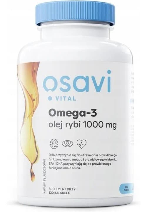 Osavi - Omega-3 Fiskolie 1000mg - 120 Caps