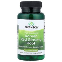 Swanson - Full Spectrum Korean Red Ginseng Root - 90 Caps