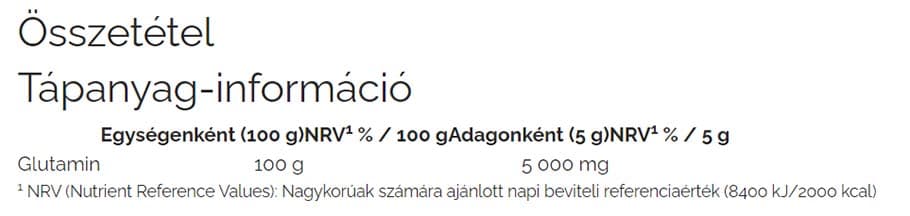 Weider - L-Glutamiini, 100 % Puhta Vapaa Muoto - 400g