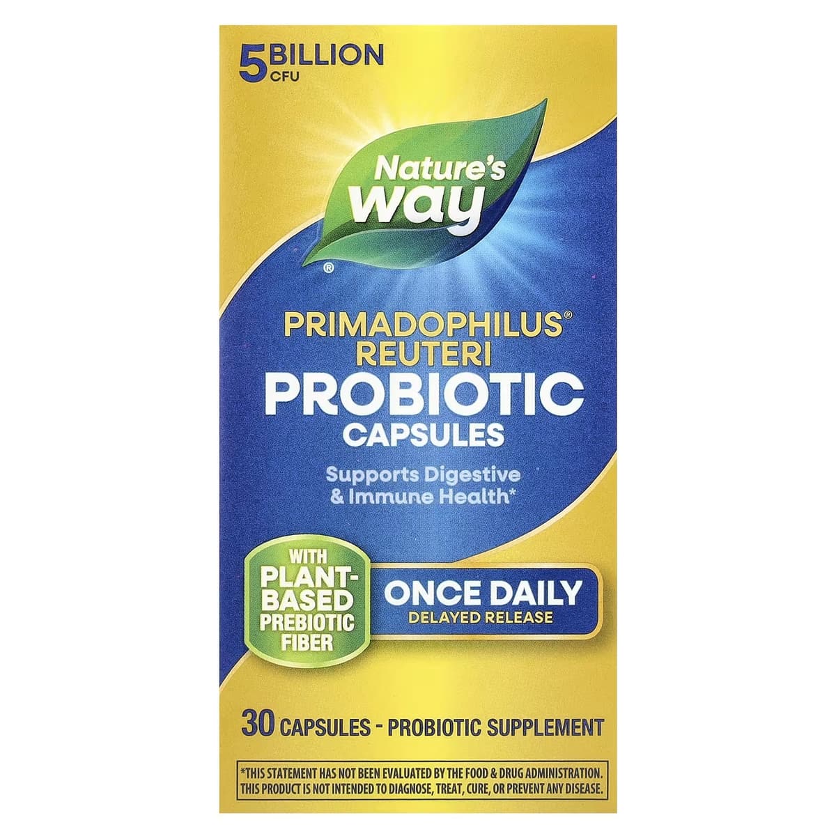 Nature'S Way - Primadophilus Reuteri Probiotic - 30 Capsules