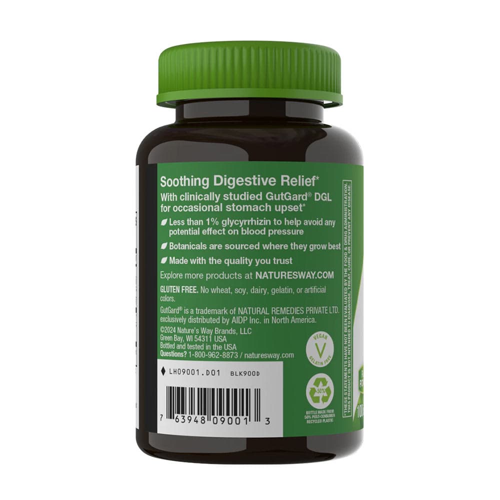 Nature's Way - DGL - 100 Chewable Tablets
