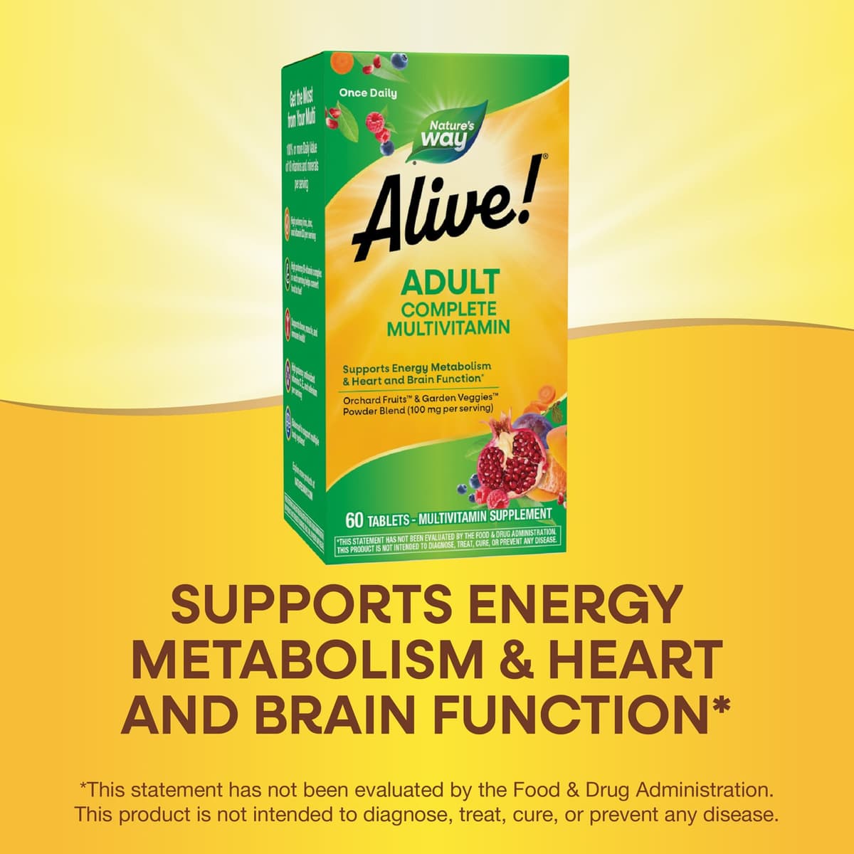 Nature'S Way - Alive! Adult Complete Multivitamin - 60 Tabs