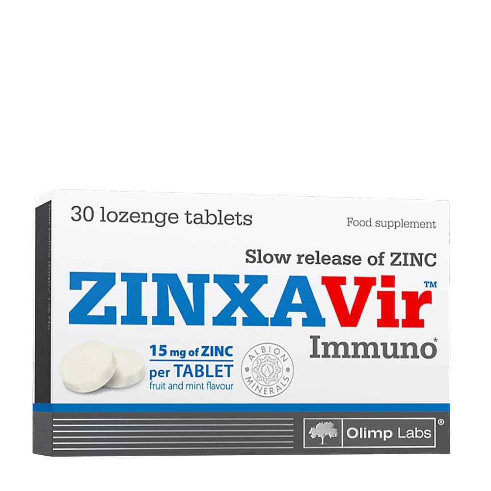 Olimp Labs - Zinxavir Immuno - 30 Lozenges Tabs – Olimp Labs förpackning