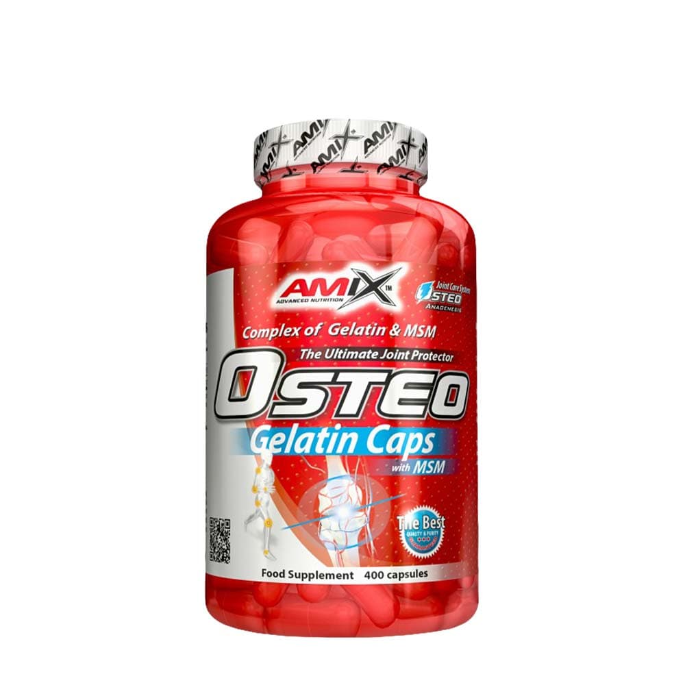 Amix - Osteo Gelatin Caps - 400 Caps – Amix förpackning