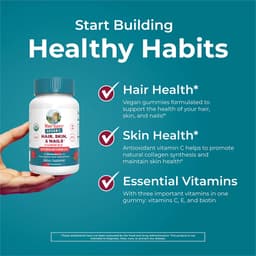 Maryruth'S Organic Hair, Skin, & Nails Gummies - Strawberry - 60 Gummies