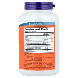 Now Foods - Cod Liver Oil, 1000mg (180 Sgels)