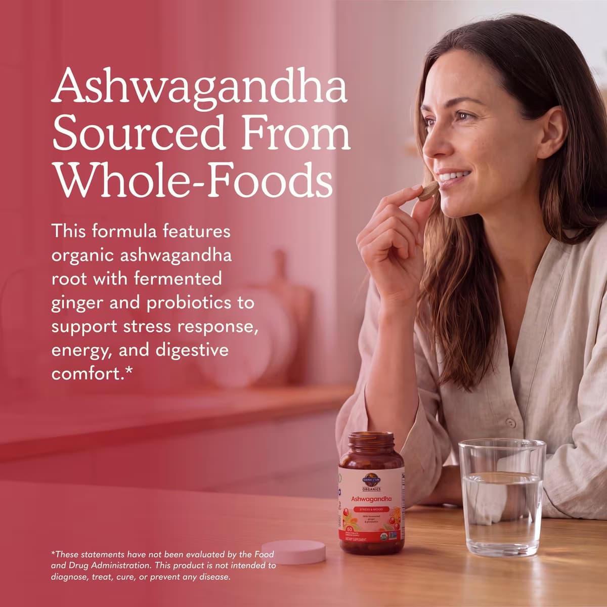 Garden Of Life - Mykind Ashwagandha - 60 Vegan Tabs