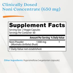 Doctor's Best - Noni Fruit Powder - 120 Veggie Caps