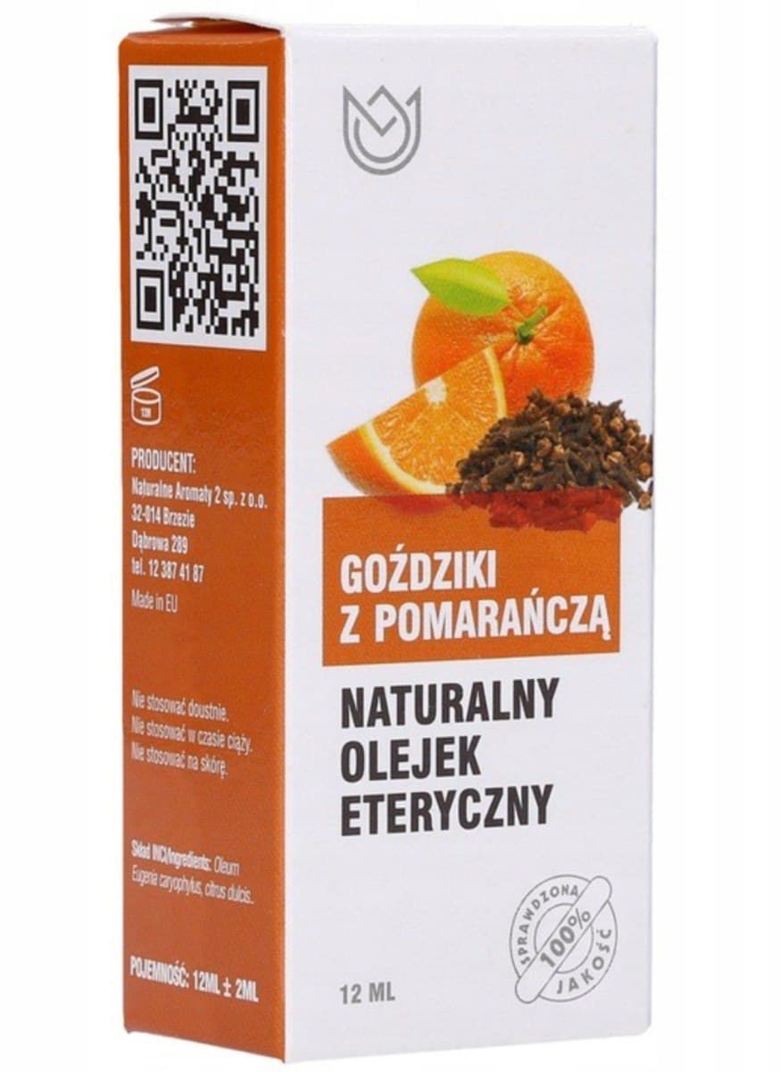 Naturalne Aromaty - Orange & Clove Essential Oil – Naturalne Aromaty förpackning