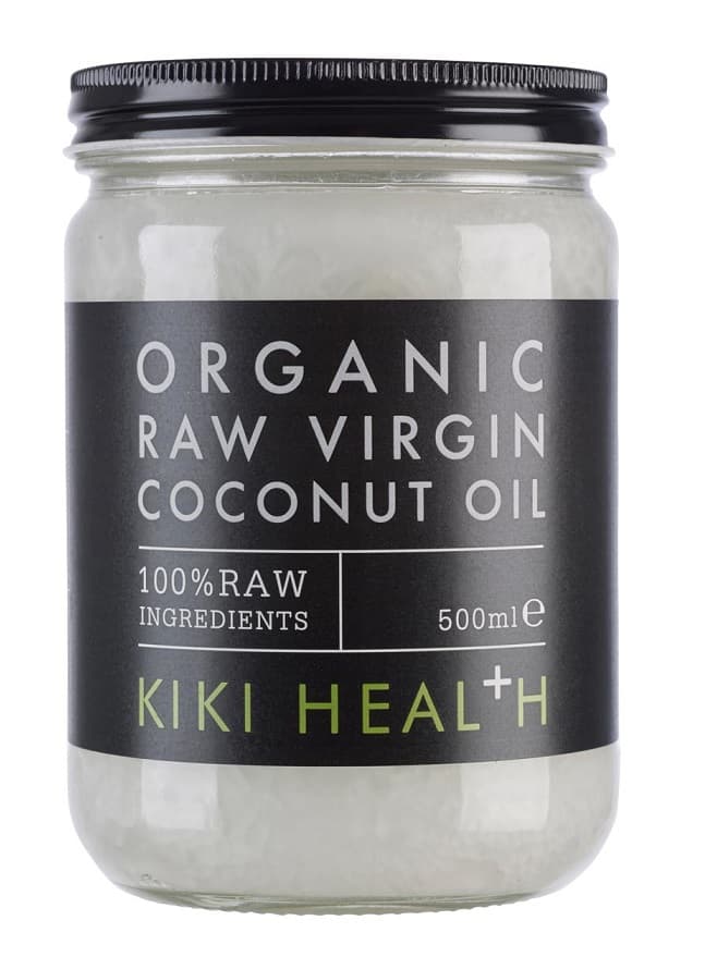 KIKI Health - Organic Raw Virgin Coconut Oil - 500ml – Kiki Health förpackning