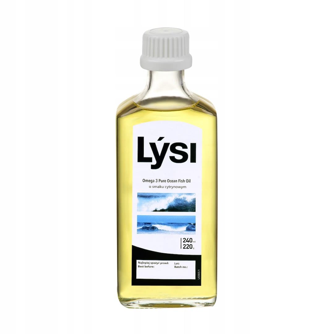 Lýsi - Omega 3 Pure Ocean Fish Oil - 240ml – Lýsi förpackning