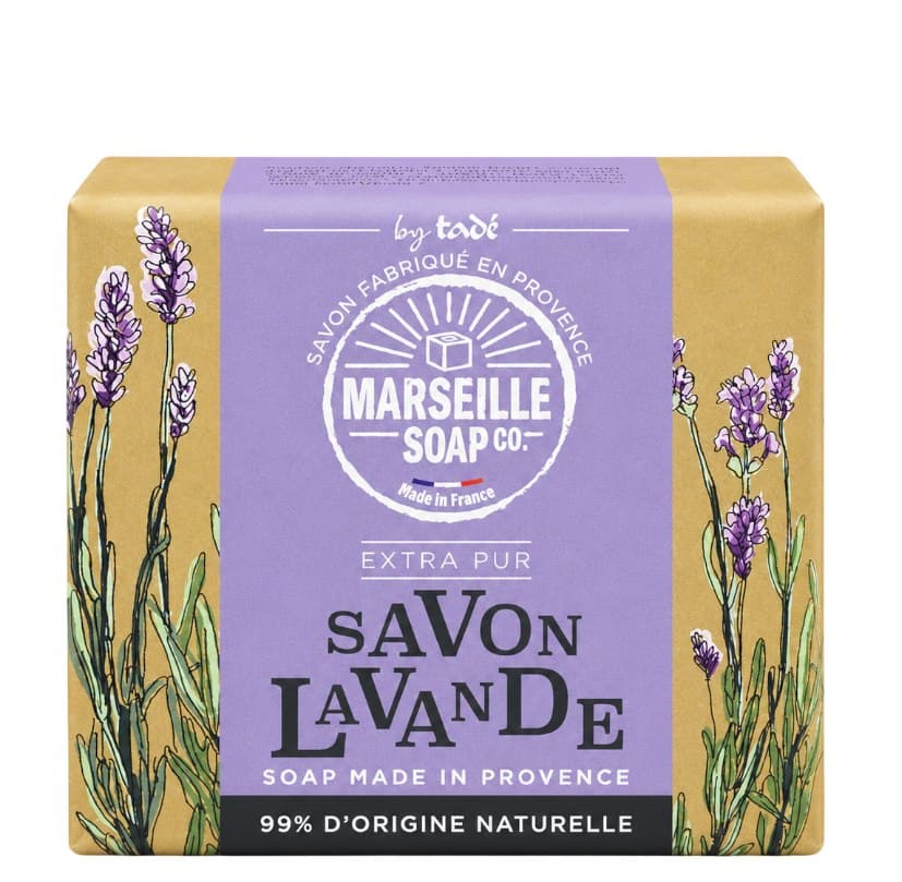 Tade - Marseille Soap Co. Lavender Soap - 100g – Tadé förpackning