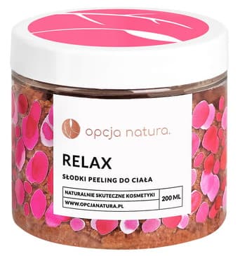 Opcja Natura - Body Peeling Relax 200ml – Opcja Natura förpackning