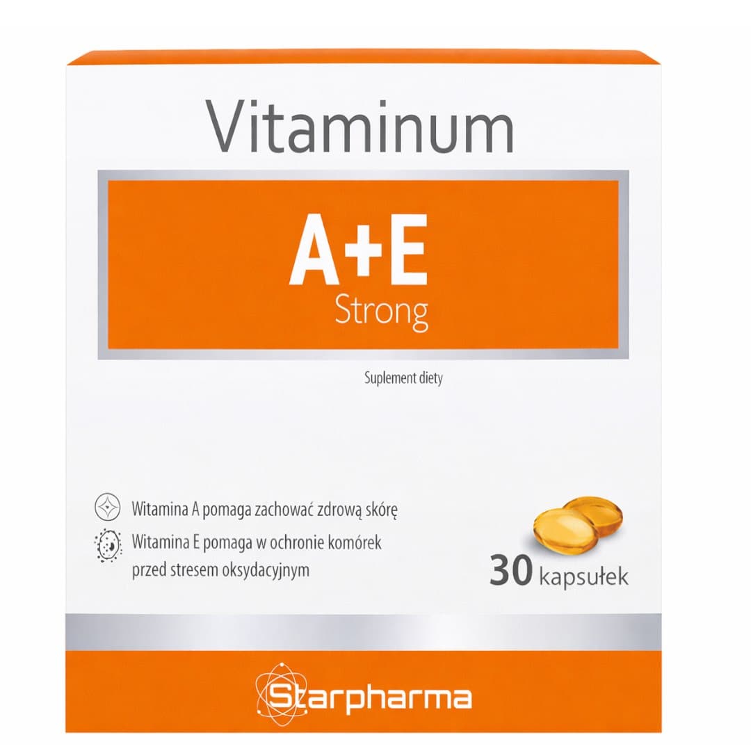 Zdrowy Lizak - Vitamin A+E Strong - 30 Caps – Zdrowy Lizak förpackning
