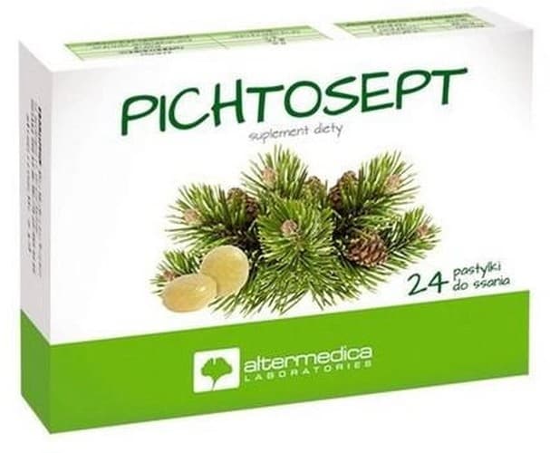 Alter Medica - Pichtosept - 24 Lozenges – Alter Medica förpackning