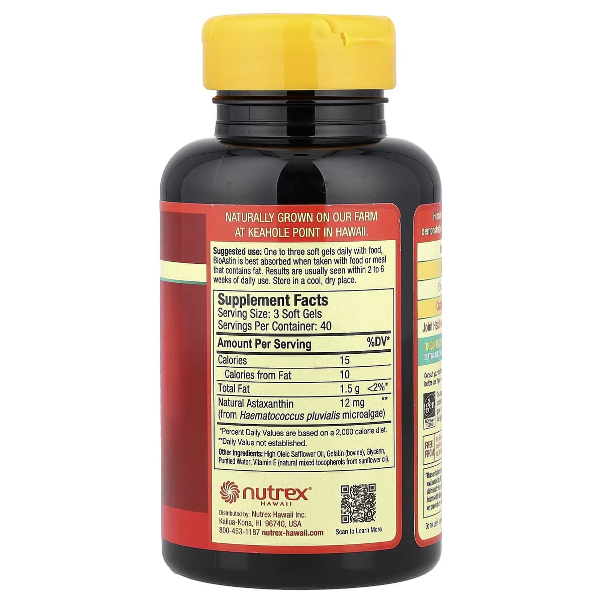 Cyanotech Co - Bioastin Hawaiian Astaxantin - 12mg, 120 Caps