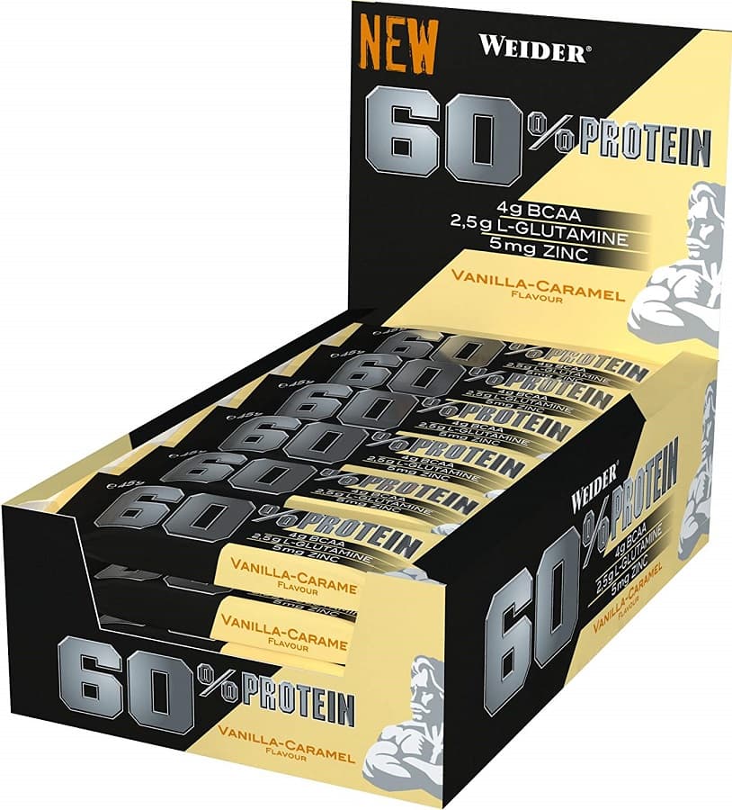 Weider - 60% Protein Bar – Weider förpackning
