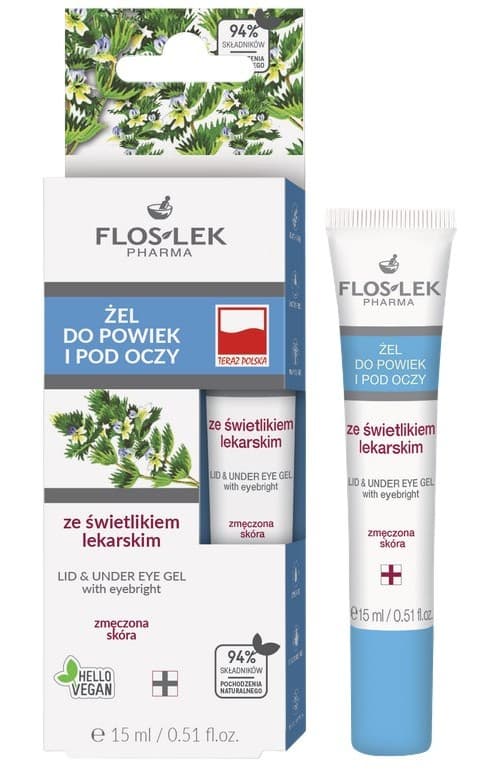 Flos-Lek - Lid & Under Eye Gel with Eyebright – Flos-Lek