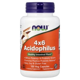 NOW Foods - Acidophilus 4X6 - 120 Vcaps