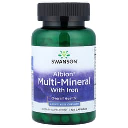 Swanson - Albion Multi-Mineral With Iron - 120 Caps