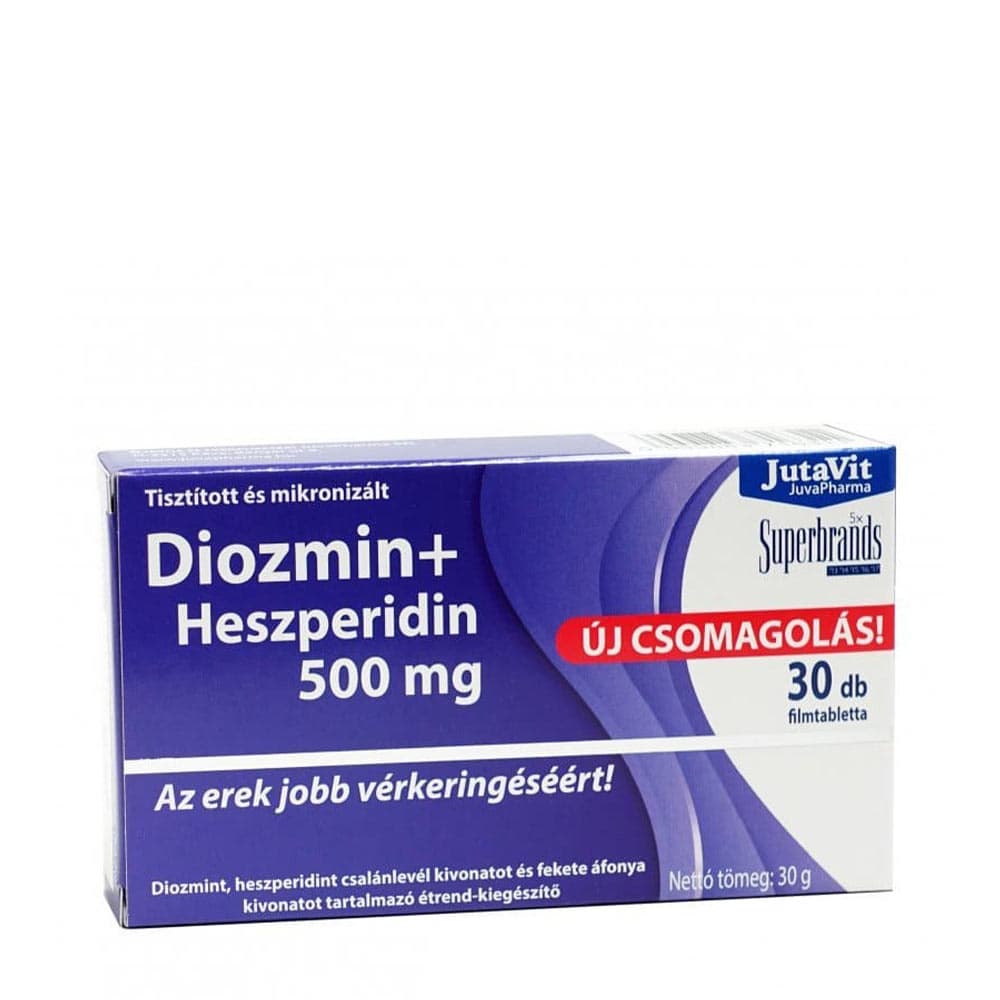 Jutavit - Diosmin + Hesperidin 500mg – Jutavit emballage