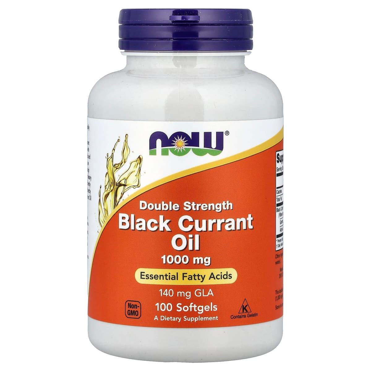 NOW Foods - Black Currant Oil 1000mg - 100 Softgels