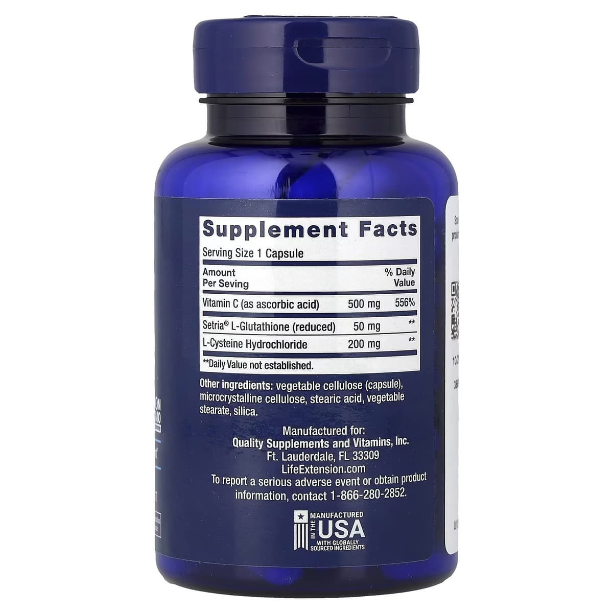 Life Extension - Glutathione, Cysteine & C - 100 Caps
