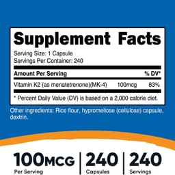 Nutricost - Vitamin K2 - 240 Caps