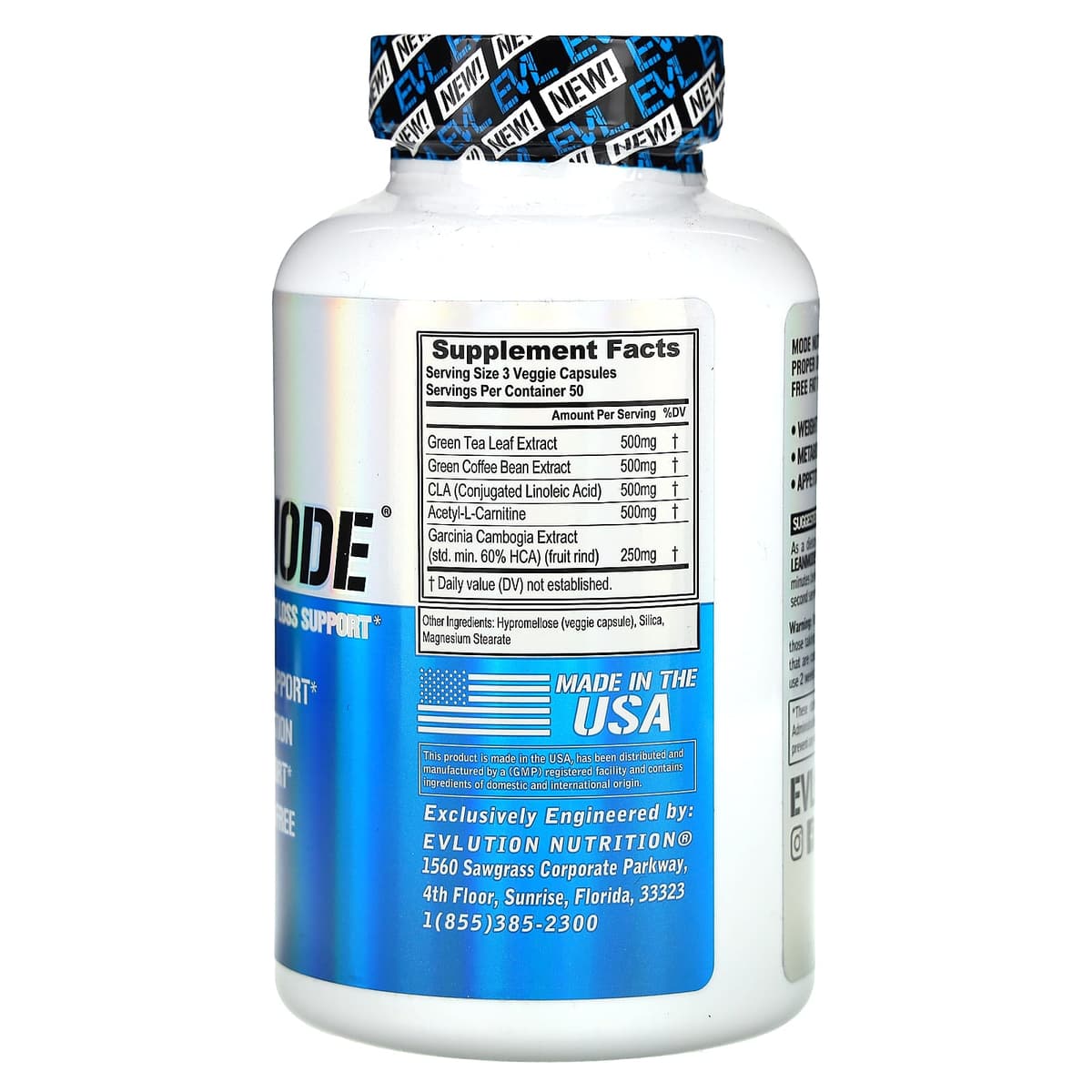 EVLution Nutrition - Lean Mode Caps - 150 Vcaps