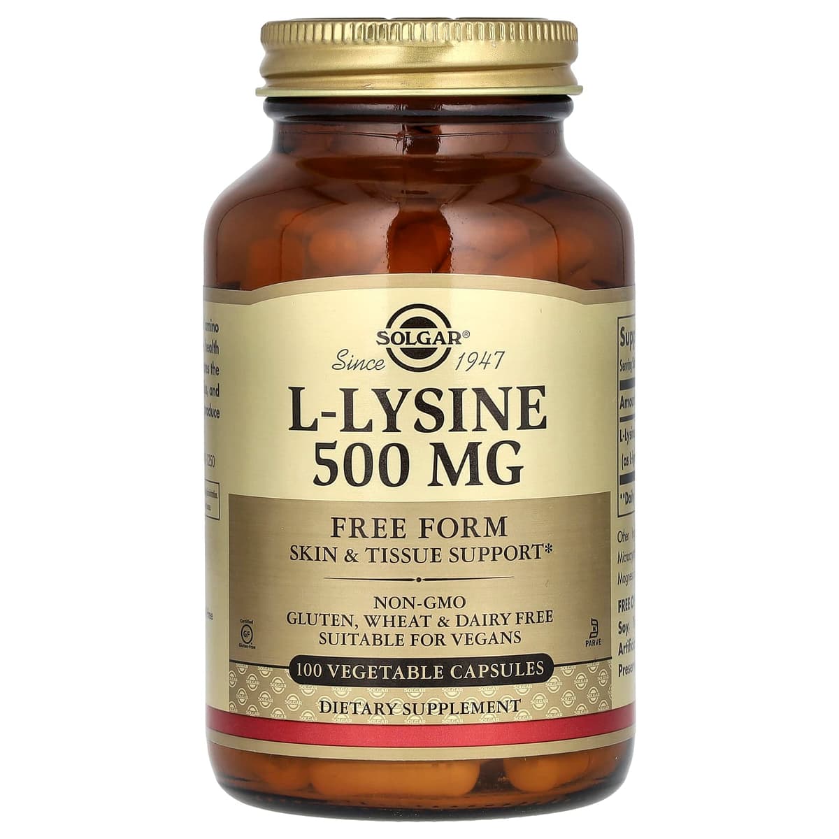 Solgar - L-Lysin – Solgar emballage