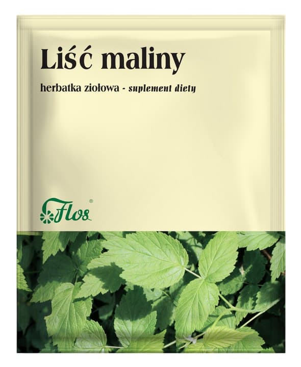 Flos - Raspberry Leaf Tea - 50g – Flos förpackning