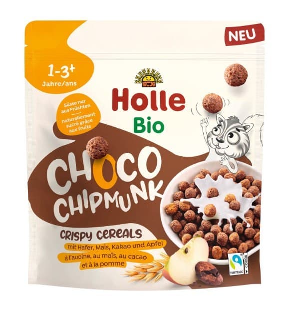 Holle - Choco Chipmunk Crispy Cereals - 125g