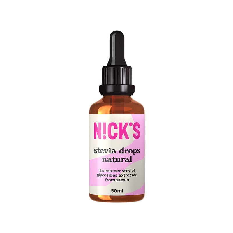 Nick'S - Stevia Drops - 50ml – Nick'S förpackning